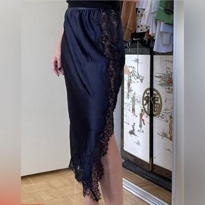 Lace slip skirt
